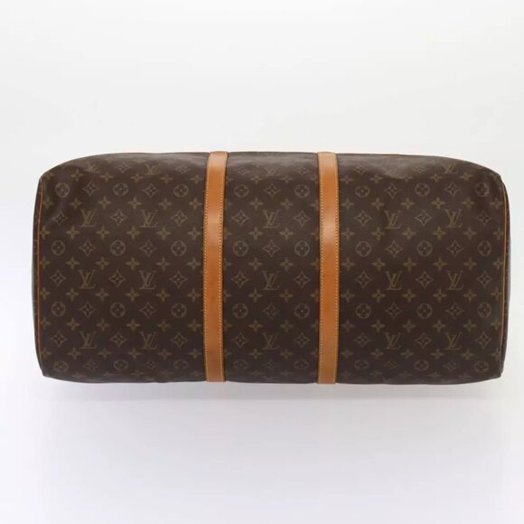 LOUIS VUITTON Monogram Keepall 60 Boston Bag M41422 LV Auth 83061 - Picture 10 of 16